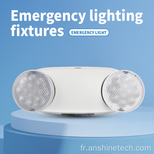 Lampe de secours à deux brûleurs LED Li-ion 3,7 V